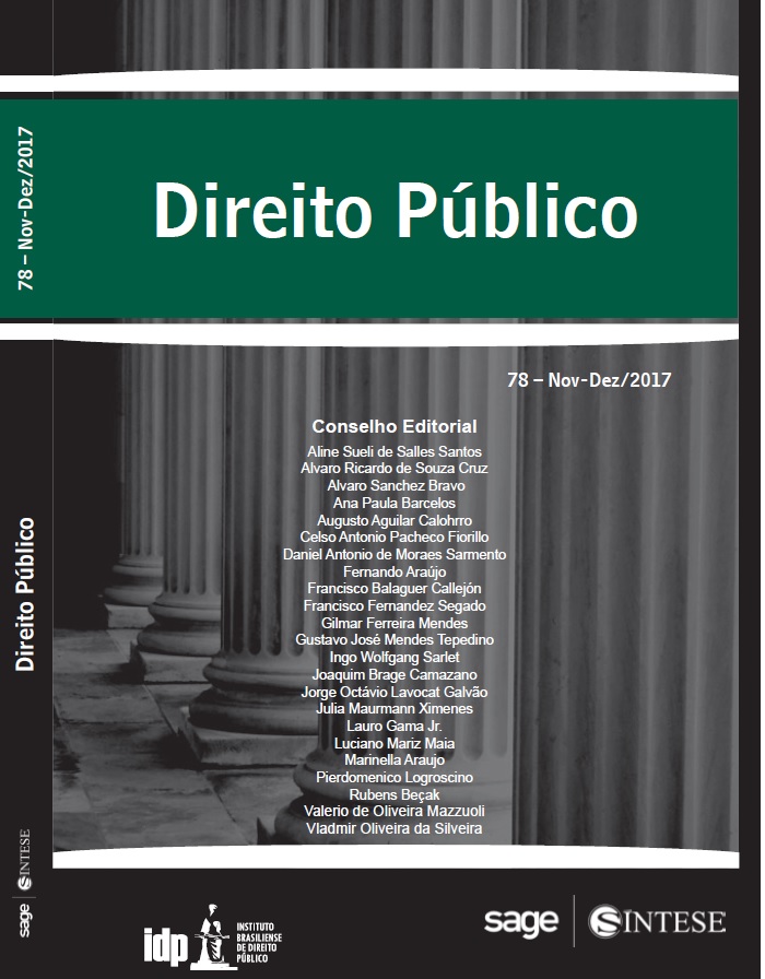 					Visualizar v. 14 n. 78: Combate à Corrupção e ao Abuso de Poder Econômico na Ordem Constitucional
				