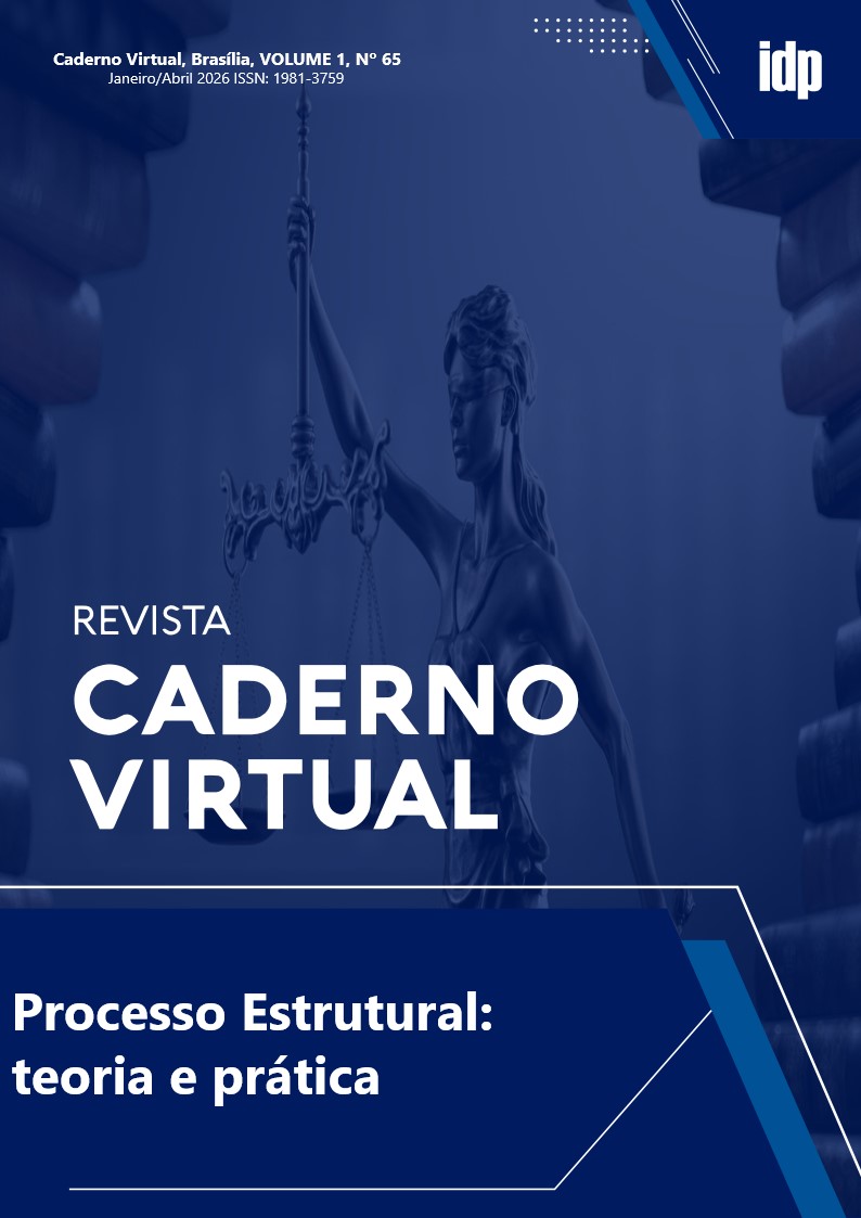 					Visualizar v. 1 n. 65 (2026): Processo Estrutural: teoria e prática
				